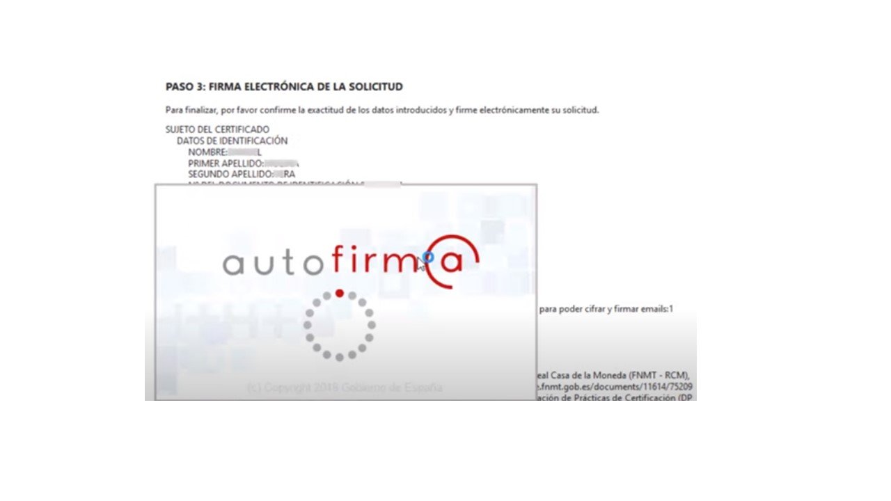 Autofirma para la firma con DNIe.